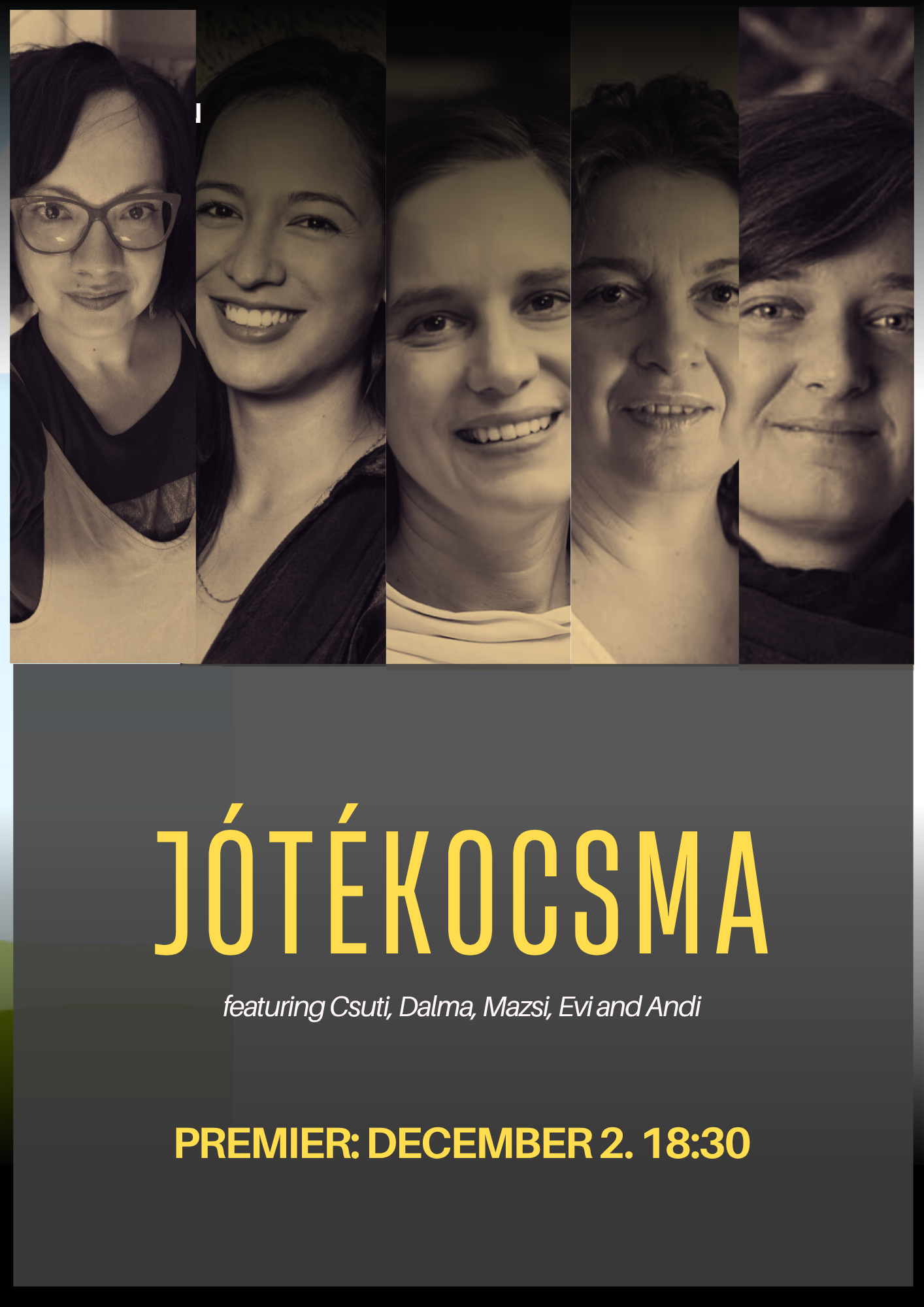 Csuti, Dalma, Andi, Mazsi, Evelin